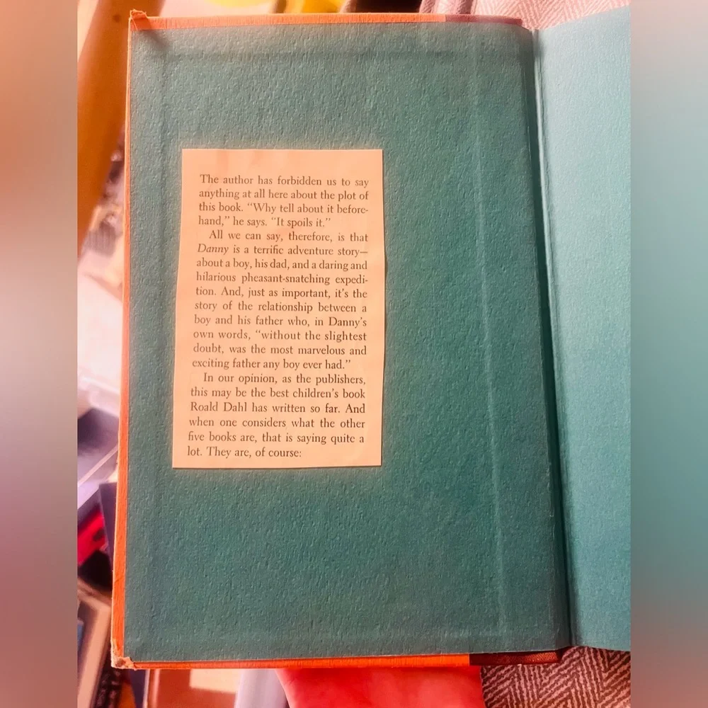 Danny Champion of the World hardback book by Roald Dahl